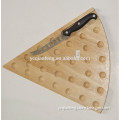 Triangle shape Cheese design board with 1 piece cheese knife set